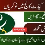 Cadet College Wana Jobs 2026