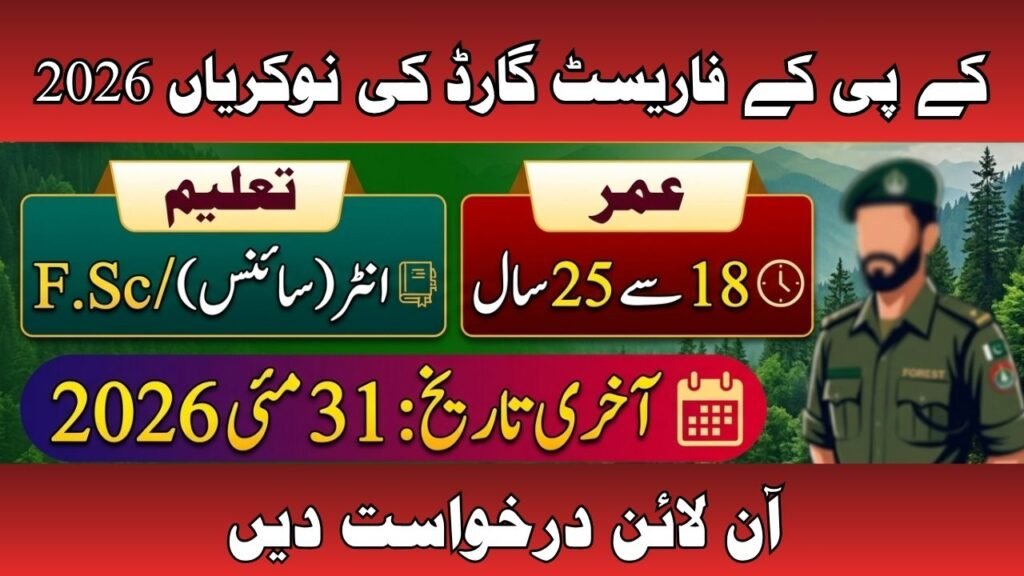 KPK Forest Guard Jobs 2026