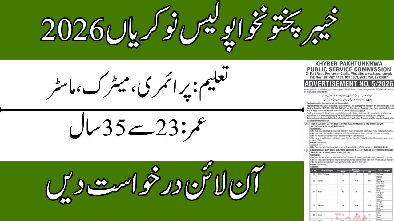 KPPSC Police Jobs 2026