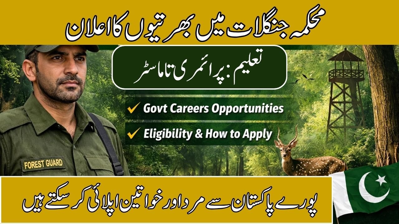 Punjab Forest Department Jobs 2026