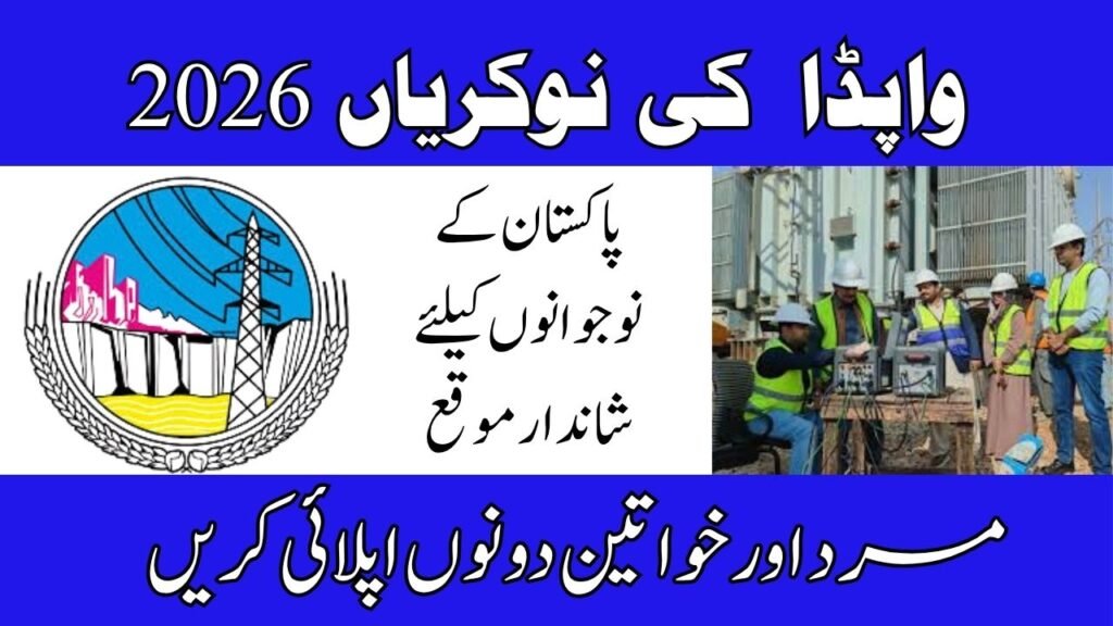 WAPDA Consultant Jobs 2026