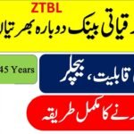 Zarai Taraqiati Bank Limited ZTBL Jobs 2026: Latest Senior Management Executive Vacancies